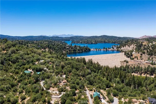 a view of lake and mountain