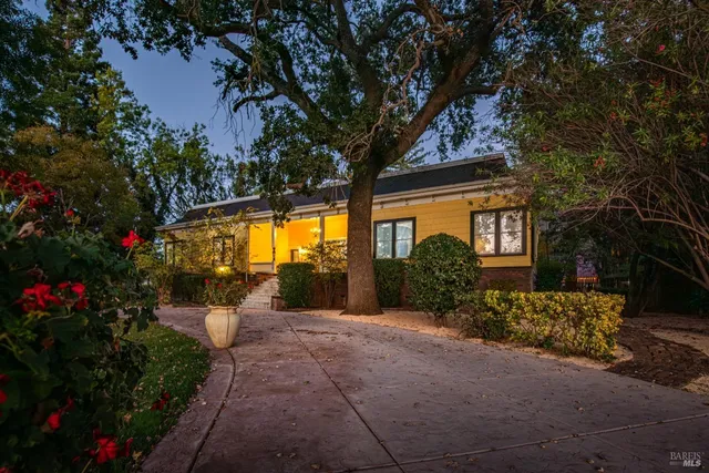 a view of a lake with a mountain