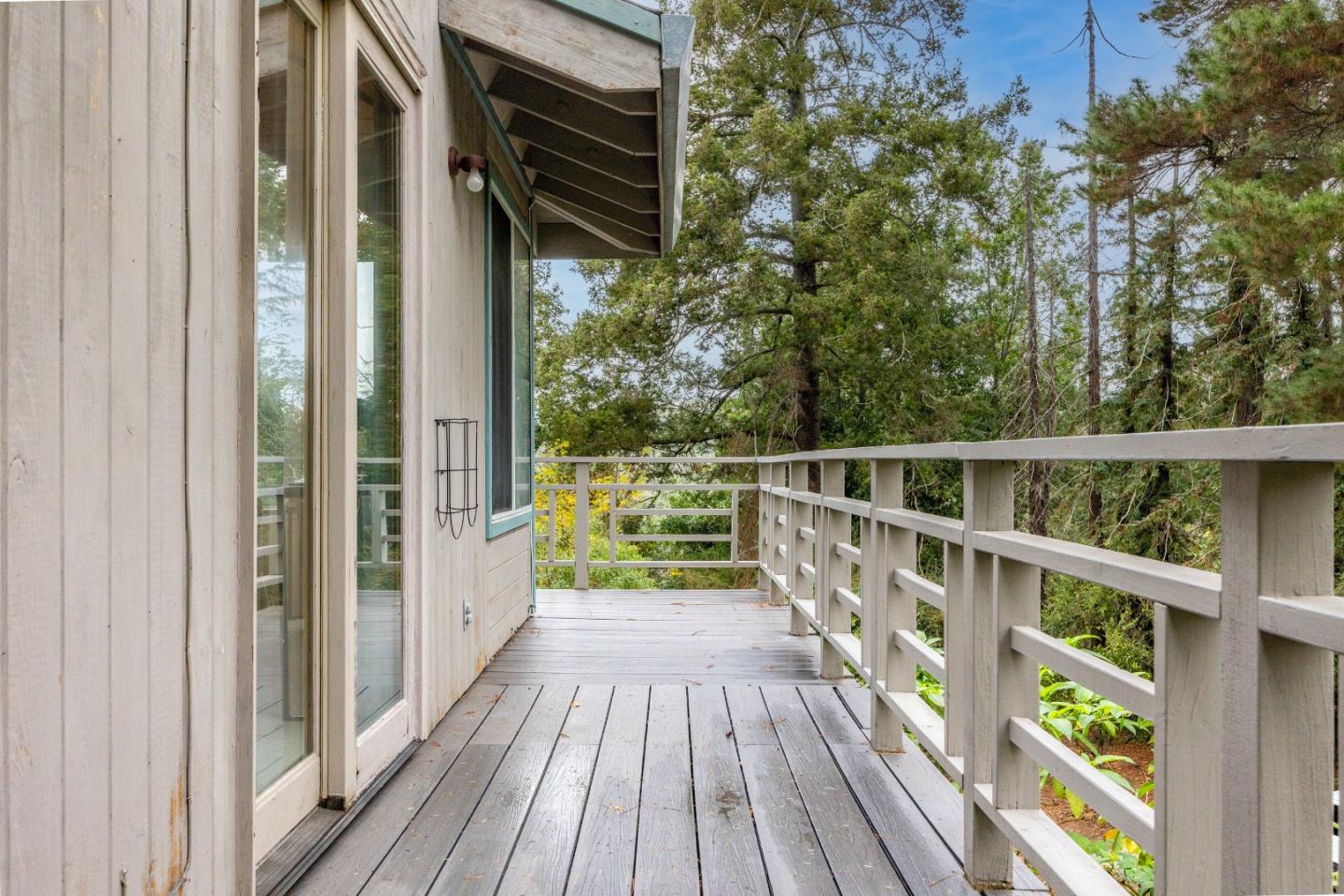 2345 Laurel Glen Road Soquel, CA 95073 - Photo 43 of 63 a view of balcony with wooden floor and fence