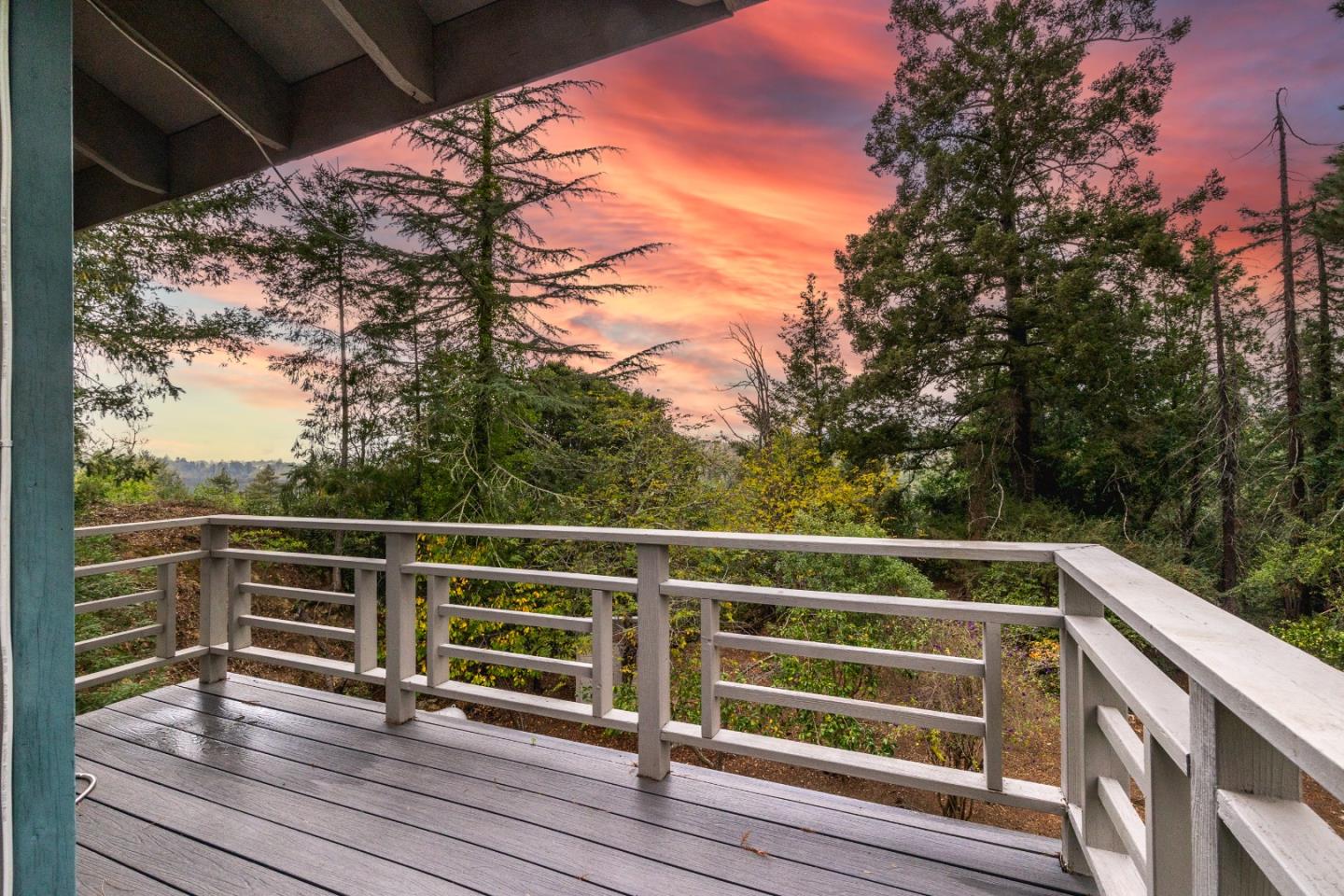 2345 Laurel Glen Road Soquel, CA 95073 - Photo 46 of 63 a view of balcony with wooden floor and fence