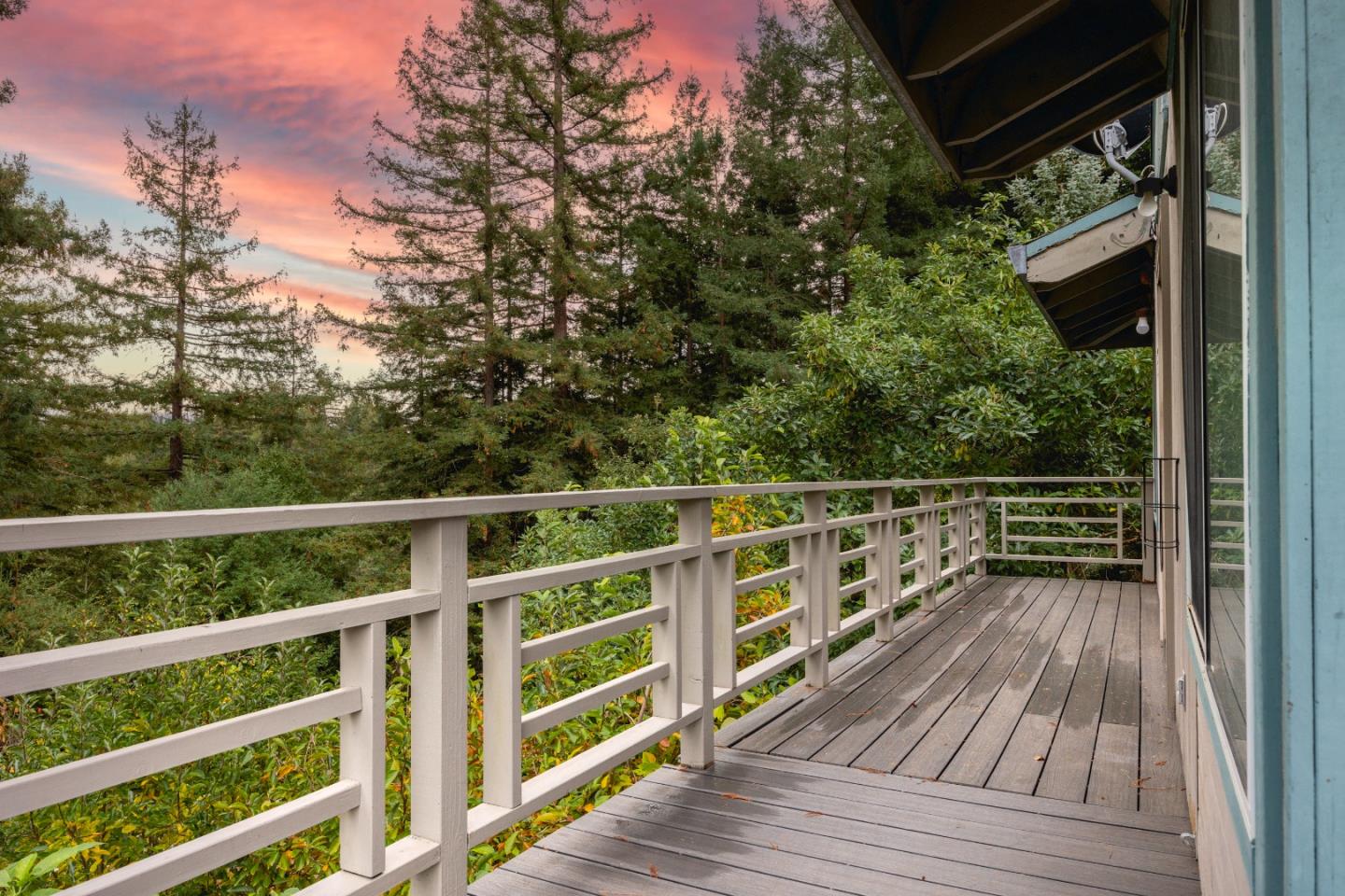 2345 Laurel Glen Road Soquel, CA 95073 - Photo 47 of 63 a view of balcony with wooden floor and fence