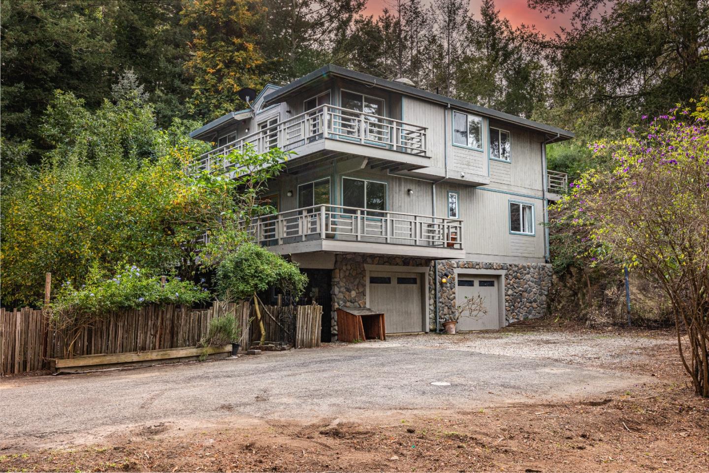 2345 Laurel Glen Road Soquel, CA 95073 - Photo 49 of 63 a front view of a house with a yard