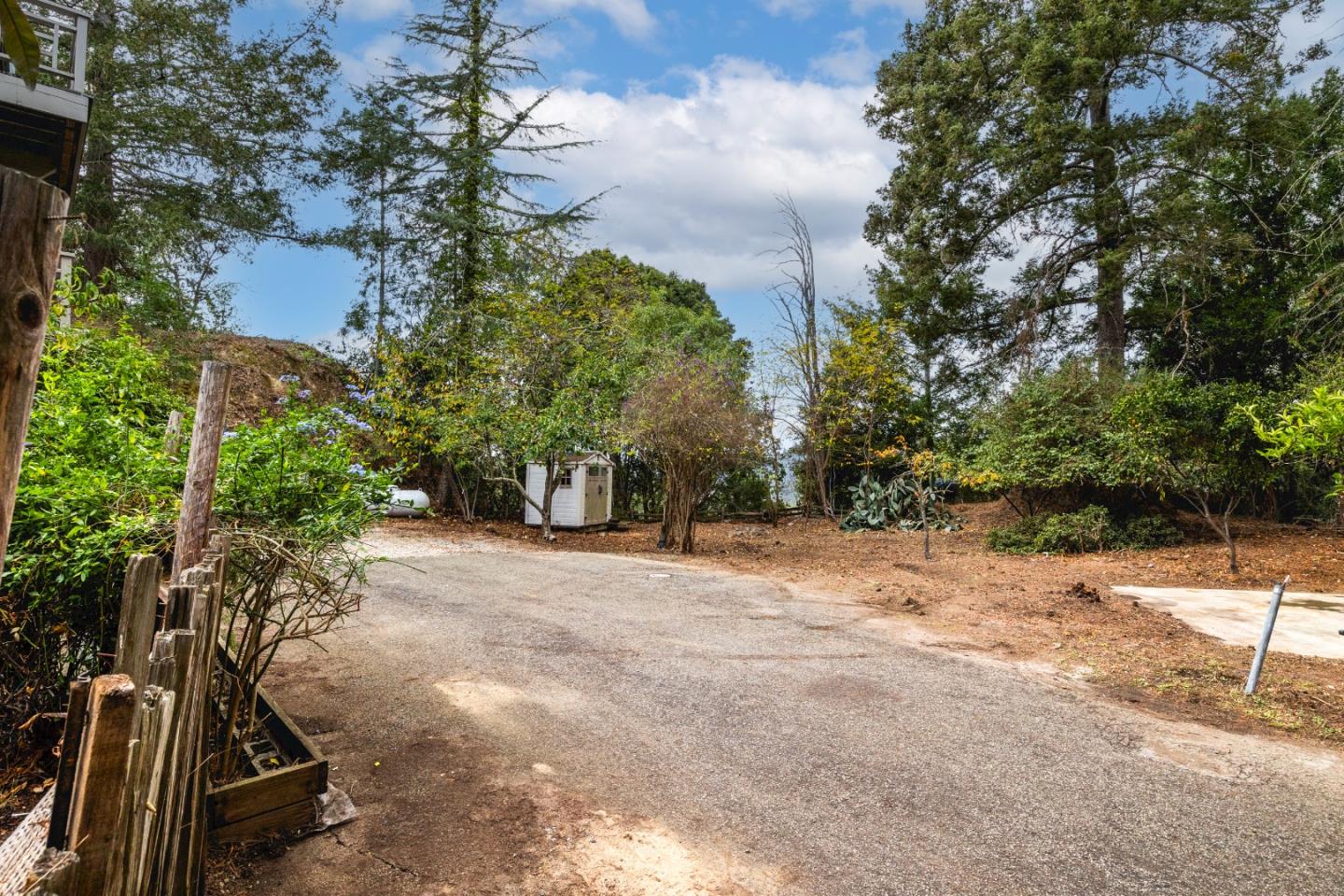 2345 Laurel Glen Road Soquel, CA 95073 - Photo 61 of 63 a view of a backyard with plants and trees