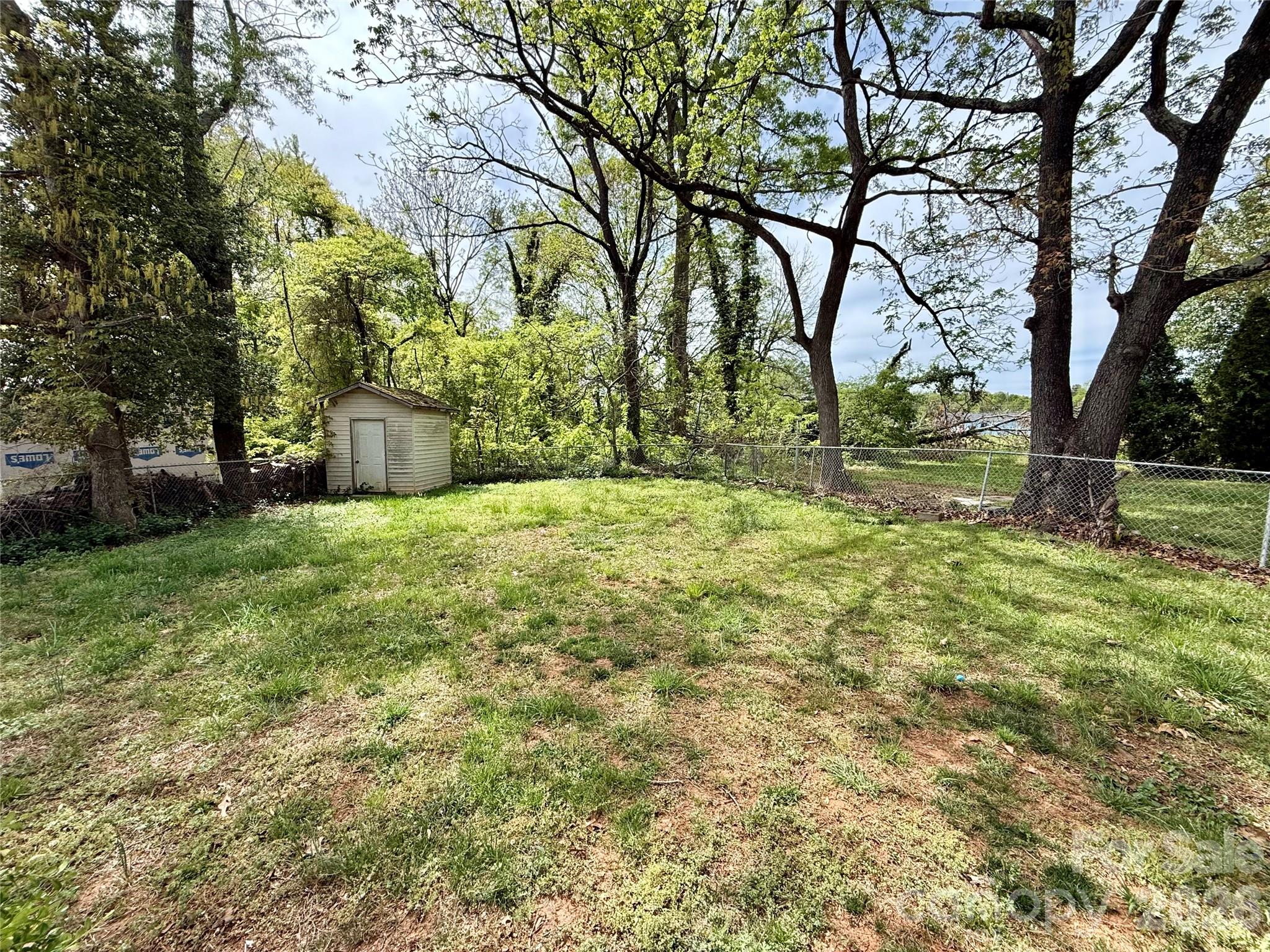 2025 28th Street Northeast Hickory, NC 28601 - Photo 16 of 17 a view of backyard with tree