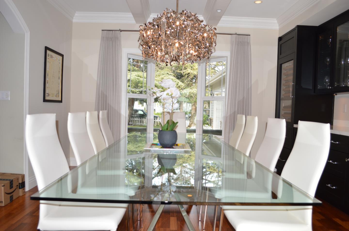 293 Sleeper Avenue Mountain View, CA 94040 - Photo 5 of 17 a view of a dining room with furniture and wooden floor