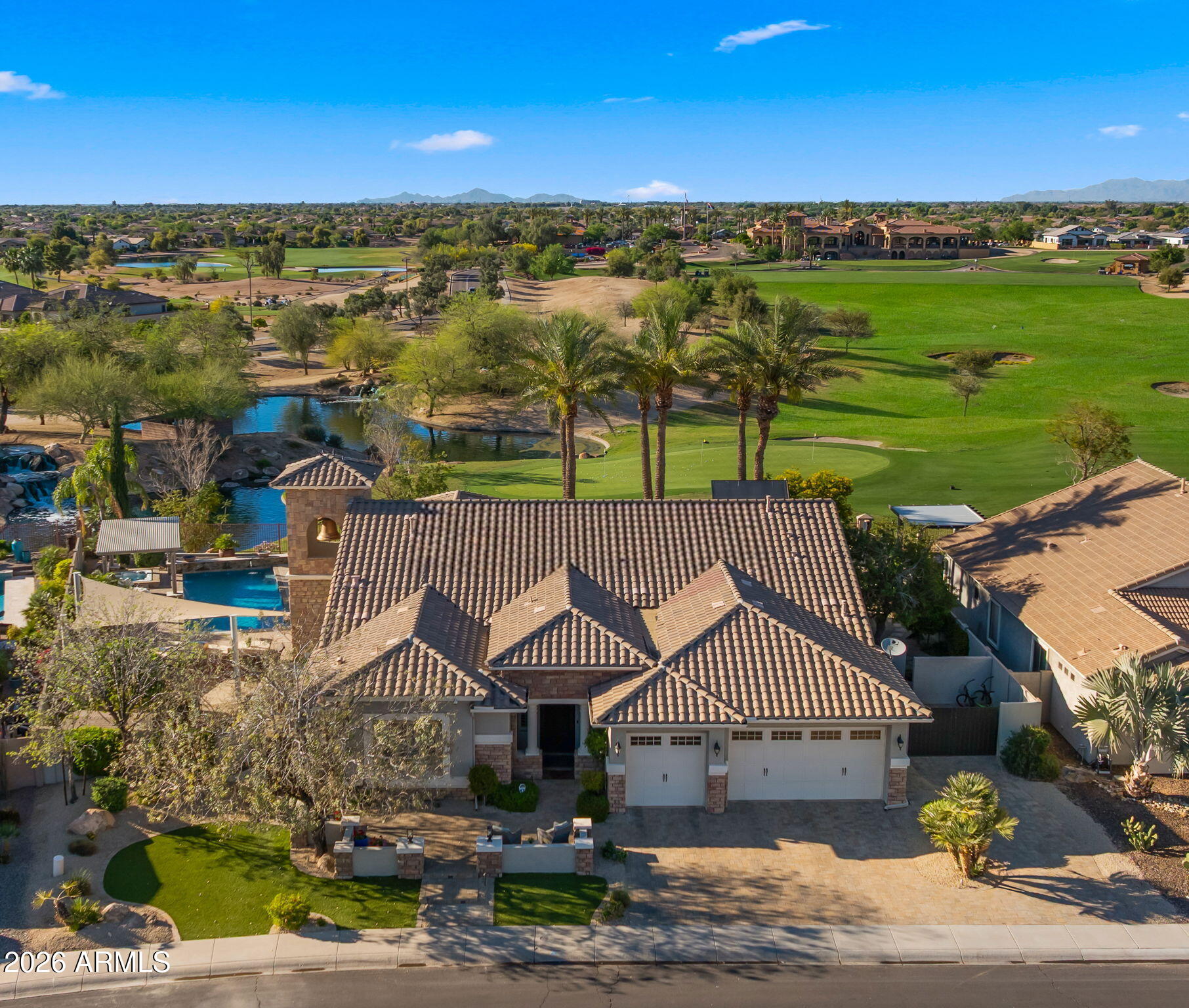 4052 East Clubview Drive Gilbert, AZ 85298 - Photo 21 of 91 2-web-or-mls-DRONE ROOF EDIT5