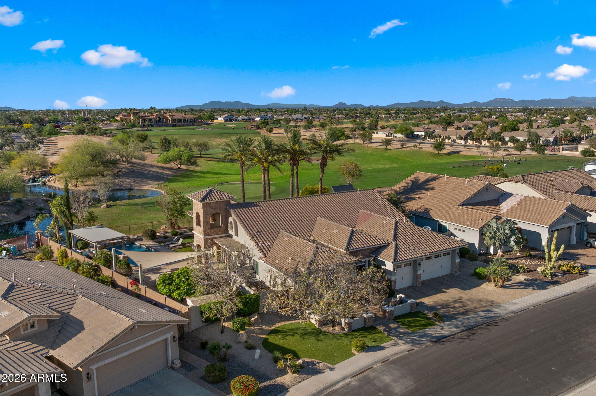 4052 East Clubview Drive Gilbert, AZ 85298 - Photo 71 of 91 98-web-or-mls-DRONE ROOF EDIT3