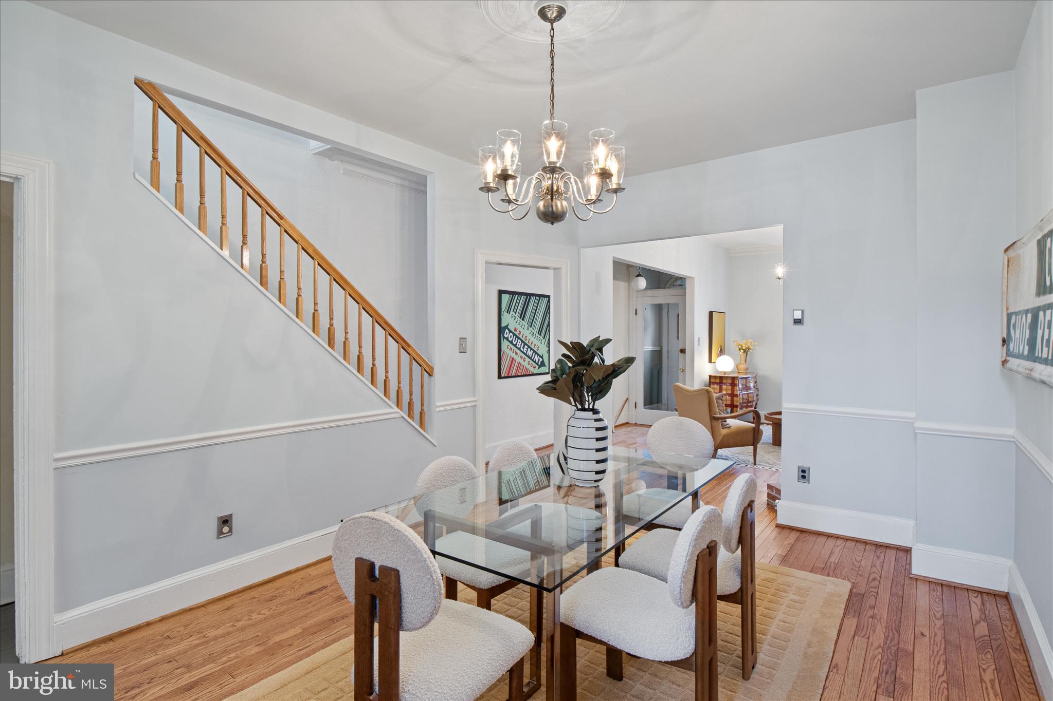 140 11th Street Northeast Washington, DC 20002 - Photo 10 of 45 a view of a dining room with furniture and wooden floor
