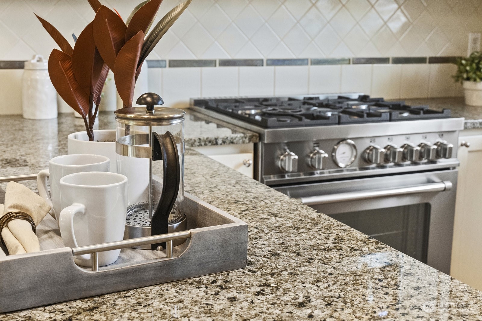16 West Etruria Street Seattle, WA 98119 - Photo 11 of 40 a kitchen with a stove and a sink