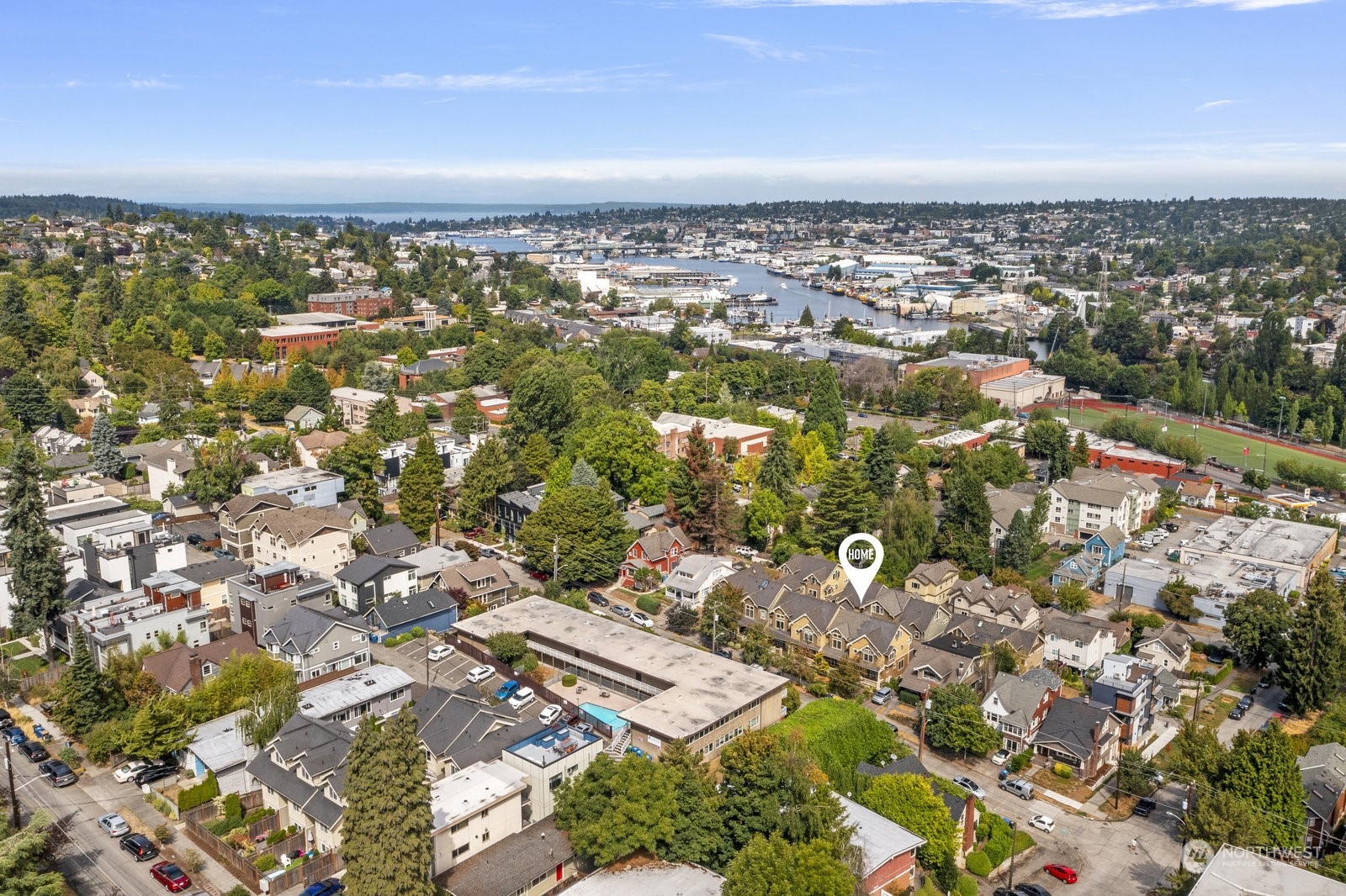 16 West Etruria Street Seattle, WA 98119 - Photo 33 of 40 an aerial view of a city