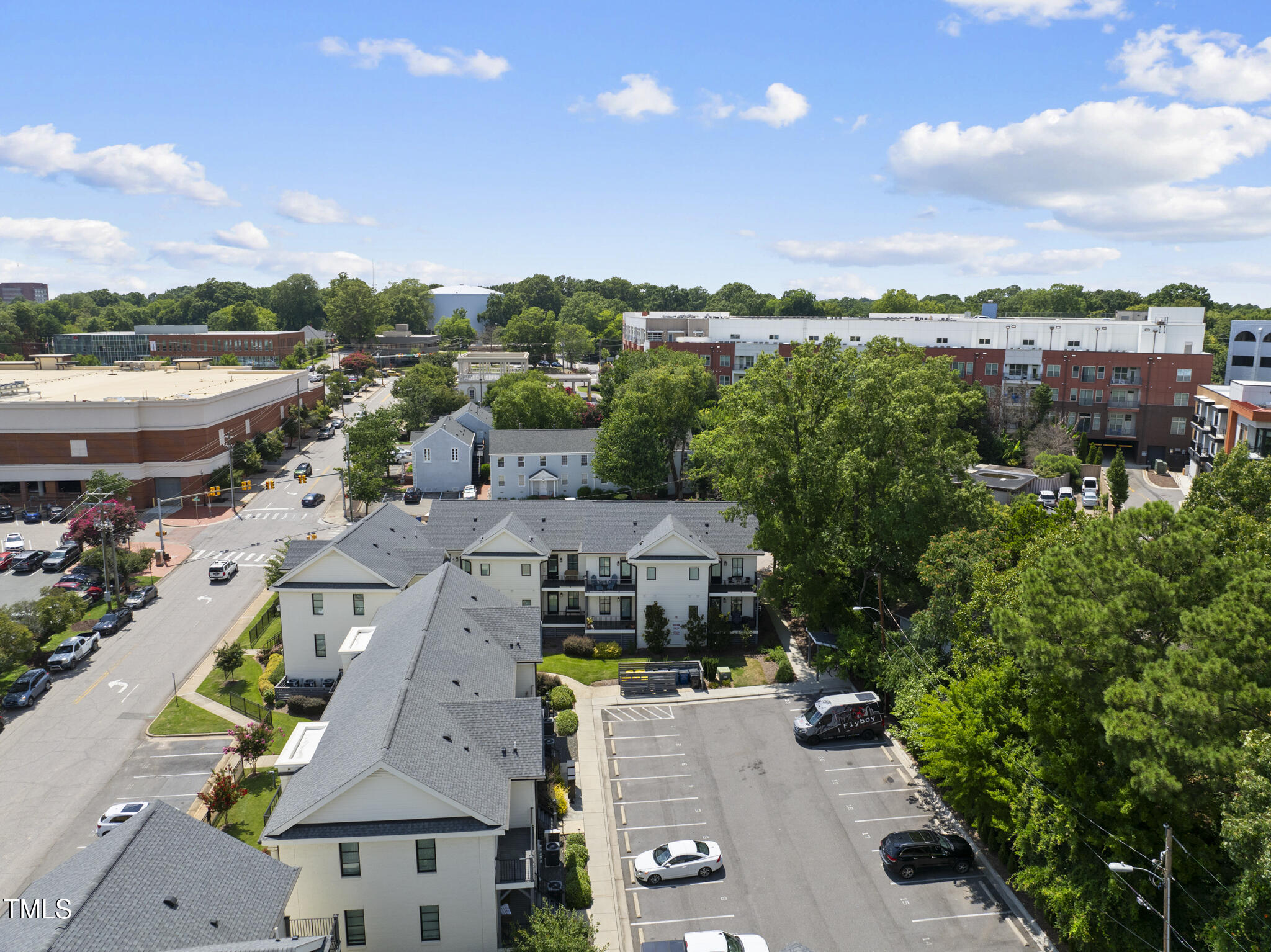 606 Daniels Street, Unit B Raleigh, NC 27605 - Photo 27 of 27 an aerial view of a