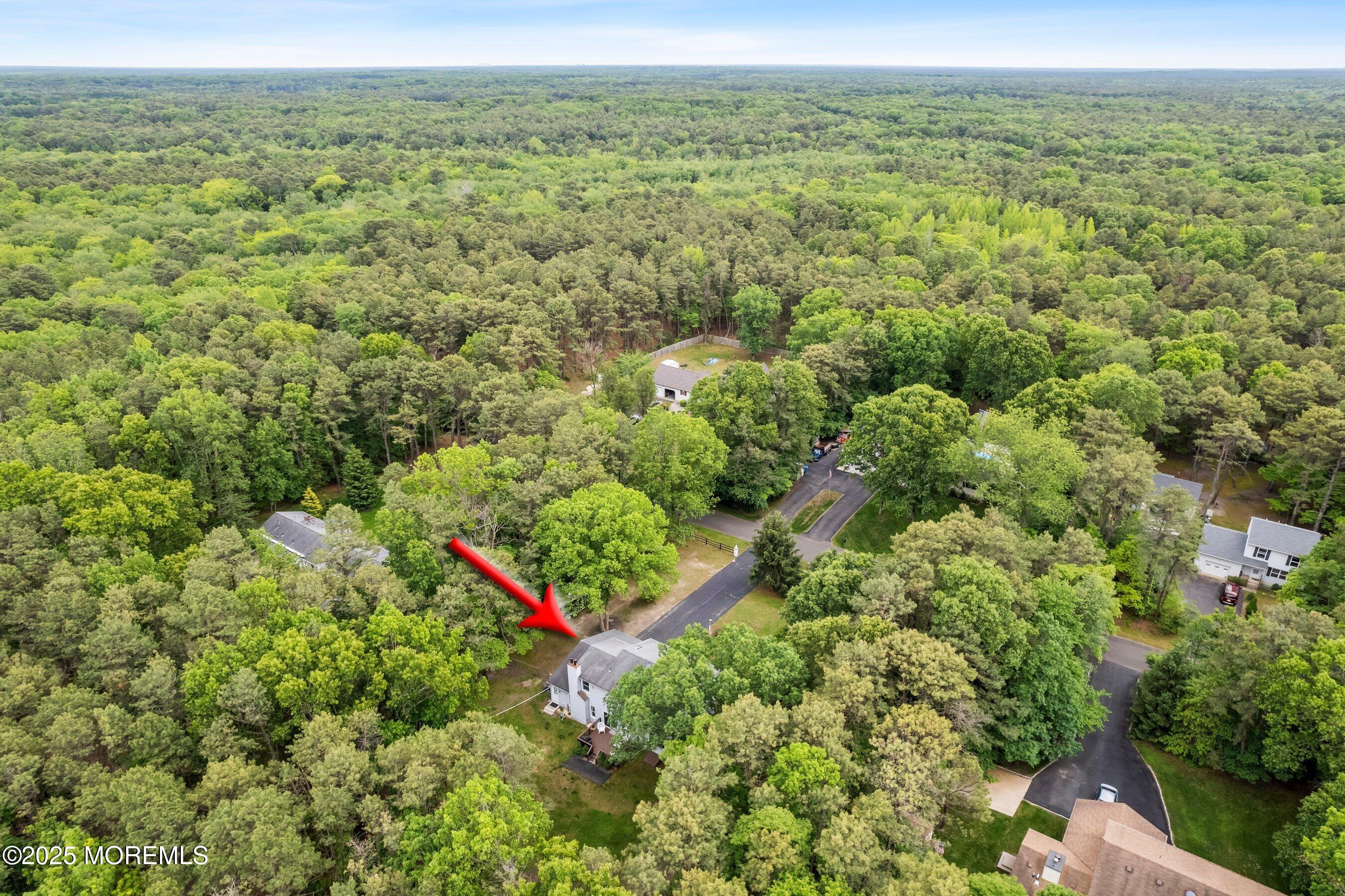 112 Richter Road Jackson, NJ 08527 - Photo 45 of 45 Rear Aerial ARROW
