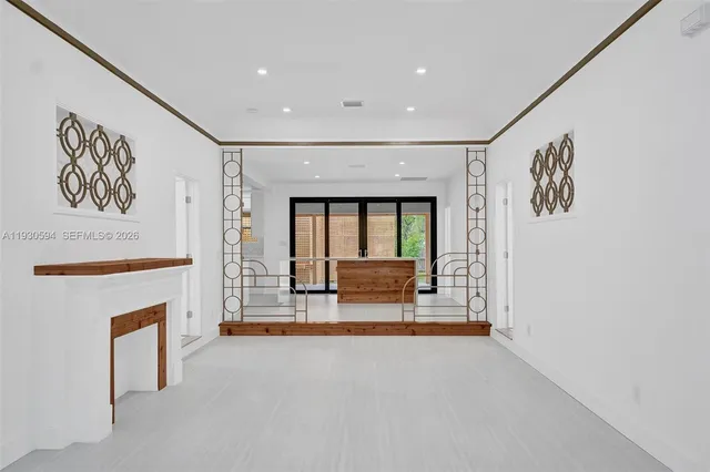 a view of livingroom with fireplace