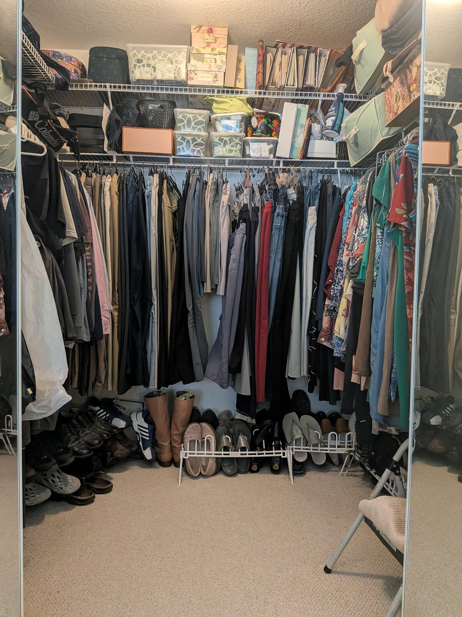 4091 Northwest 91st Terrace Sunrise, FL 33351 - Photo 36 of 41 a view of walk in closet with clothes and shoes