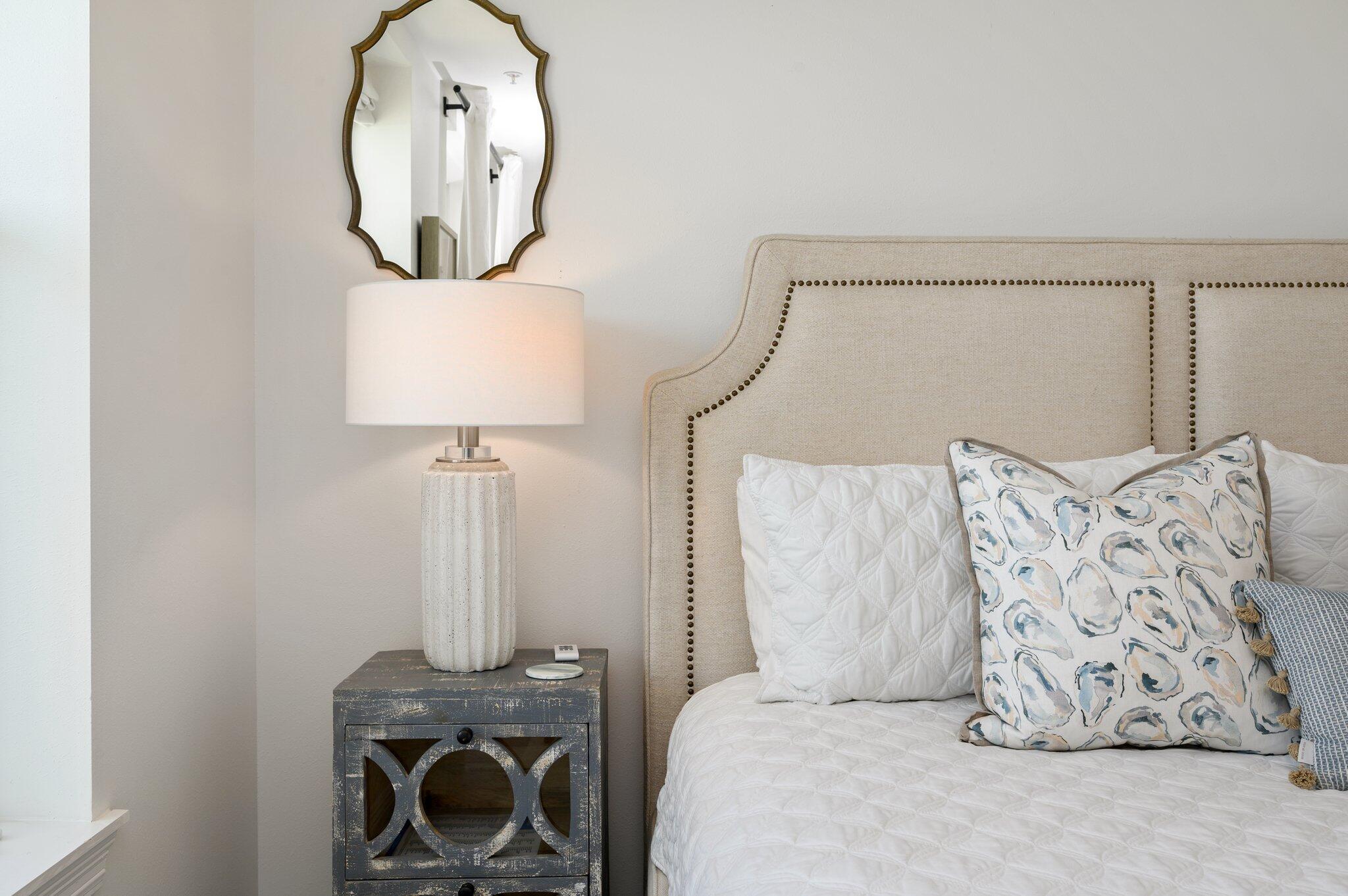 1740 South Co Highway 393, Unit 111 Santa Rosa Beach, FL 32459 - Photo 13 of 35 a bedroom with a bed and a mirror