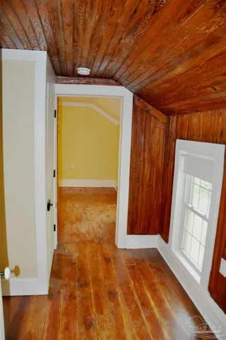 wooden floor in an empty room
