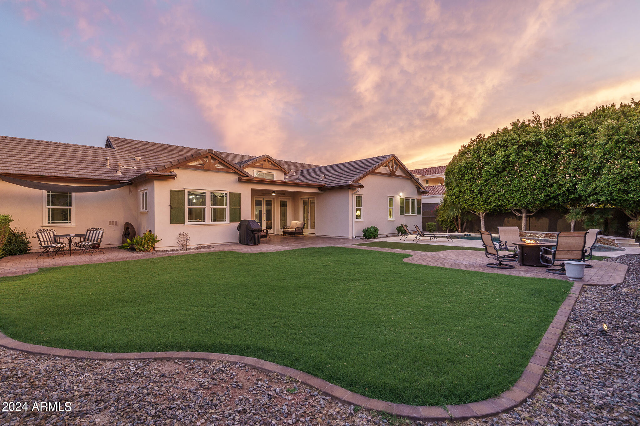 2812 East Harwell Road Phoenix, AZ 85042 - Photo 21 of 65 21) BACK OF HOME