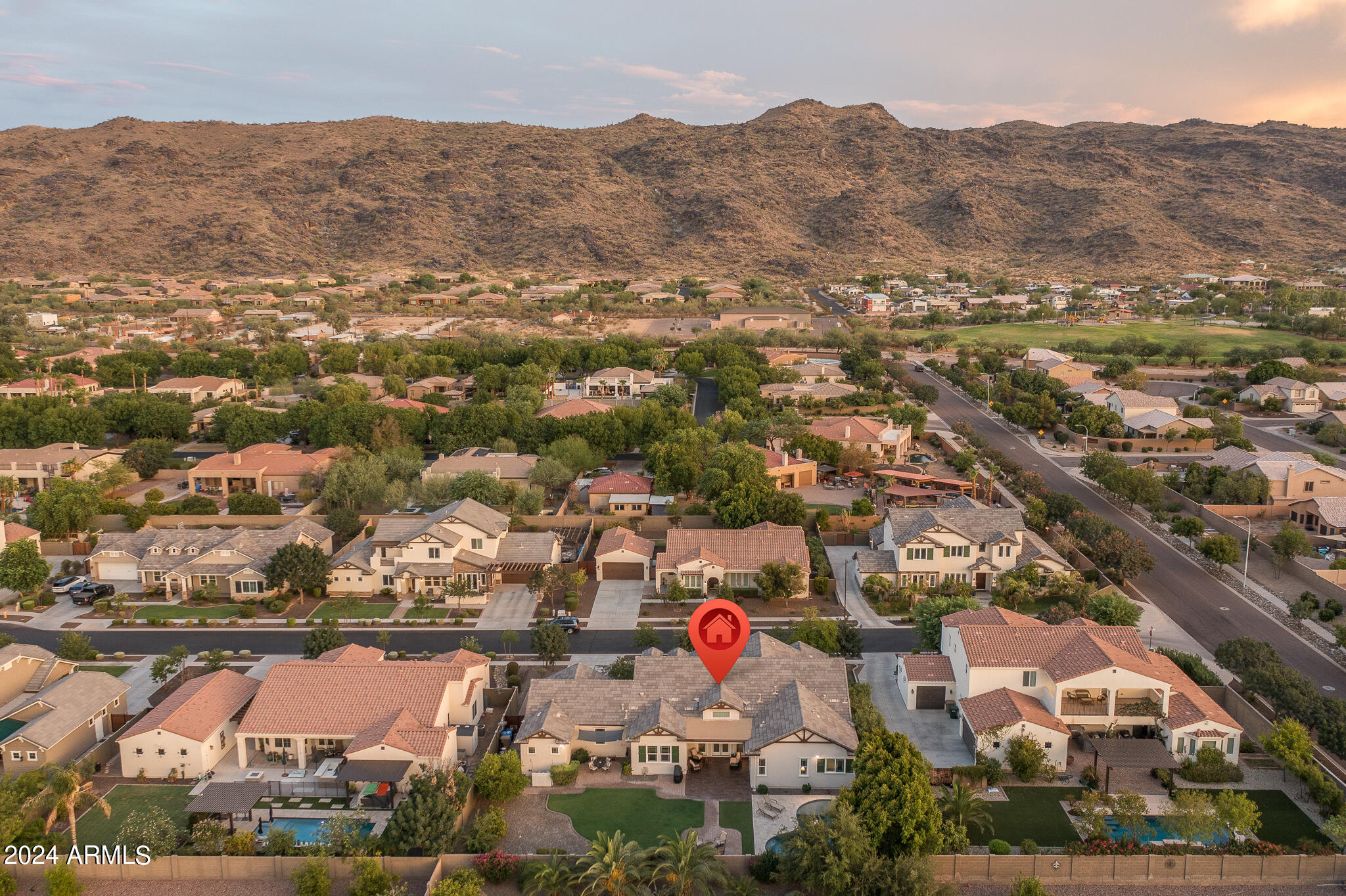 2812 East Harwell Road Phoenix, AZ 85042 - Photo 3 of 65 3) BACK AERIAL