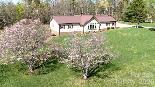 a view of a house with a patio