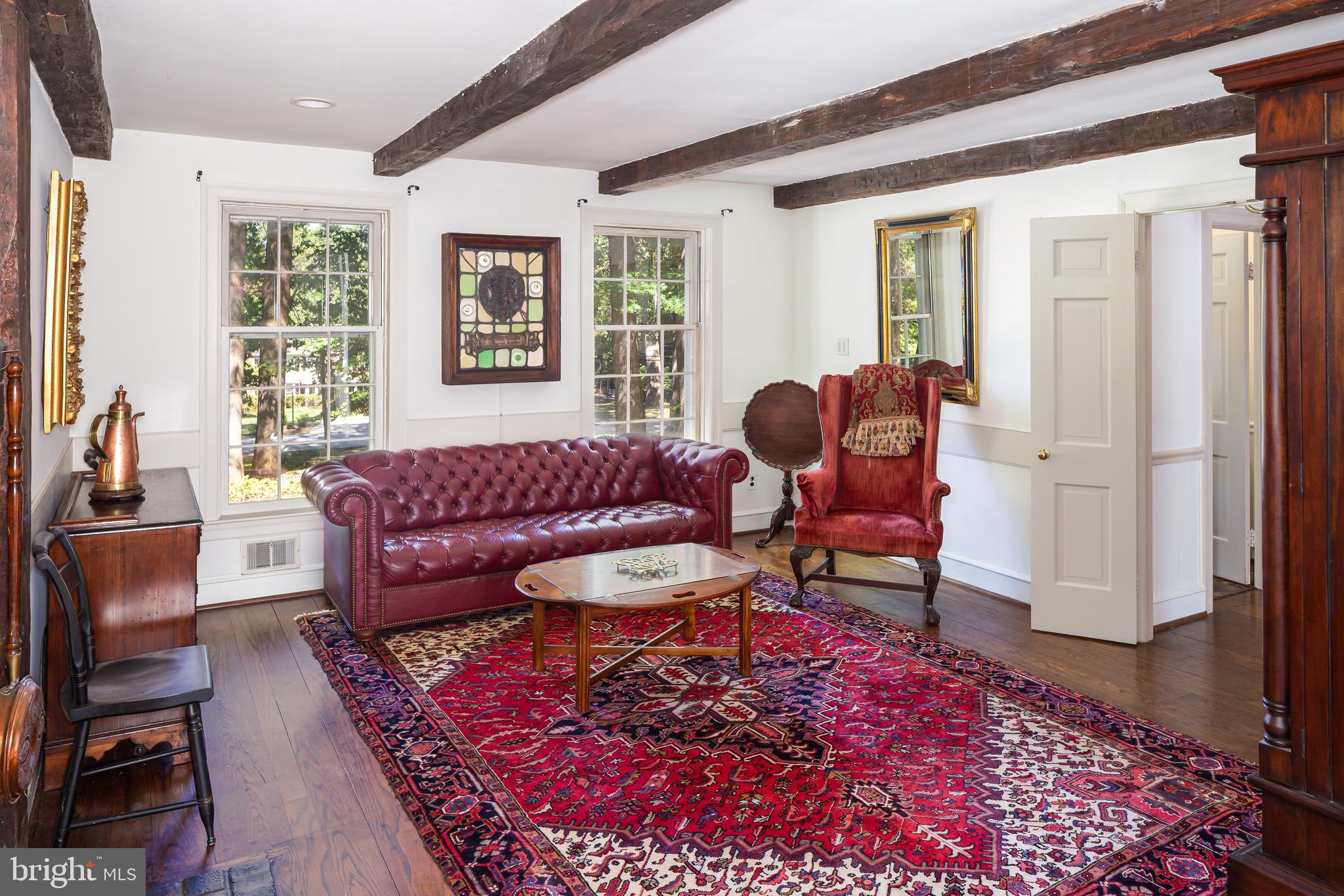 8 Fox Chase Road Malvern, PA 19355 - Photo 18 of 49 a living room with furniture rug and wooden floor