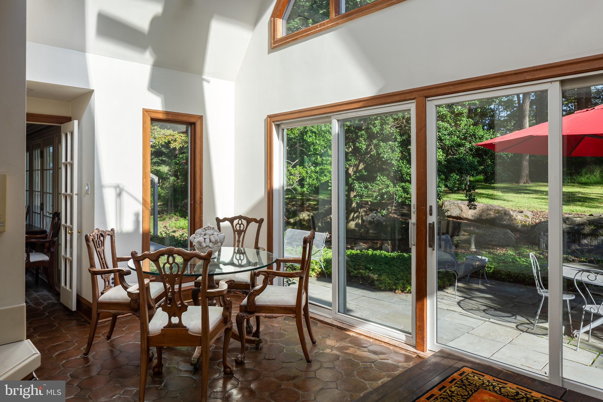 8 Fox Chase Road Malvern, PA 19355 - Photo 21 of 49 a view of a dining room with furniture window and outside view