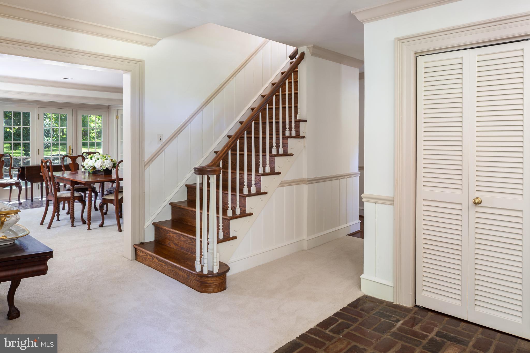 8 Fox Chase Road Malvern, PA 19355 - Photo 7 of 49 a view of entryway and hall with dining room