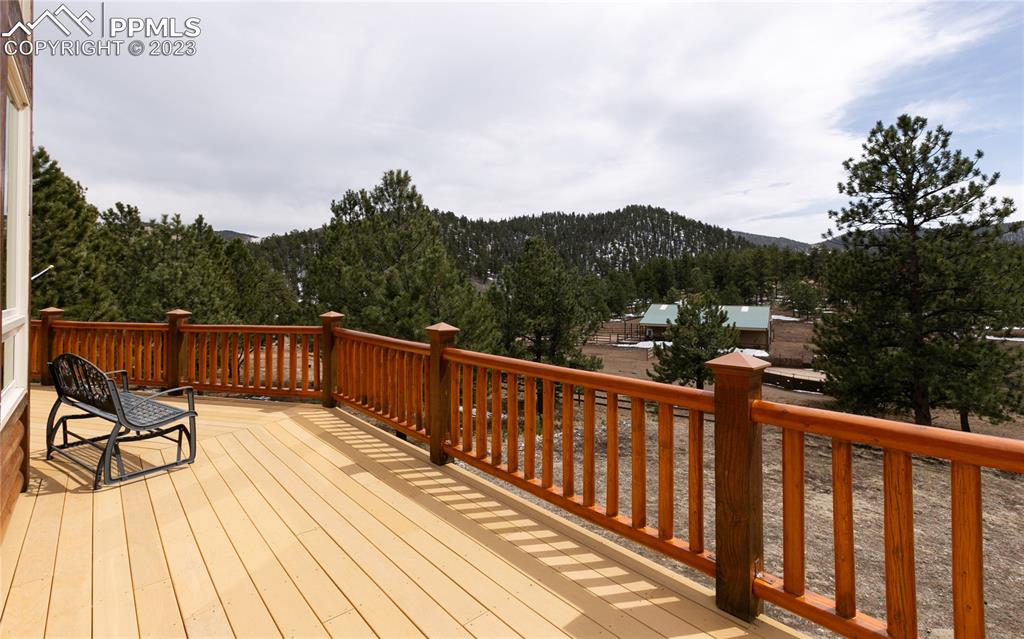 1321 Bristlecone Road Guffey, CO 80820 - Photo 12 of 37 a view of balcony with furniture