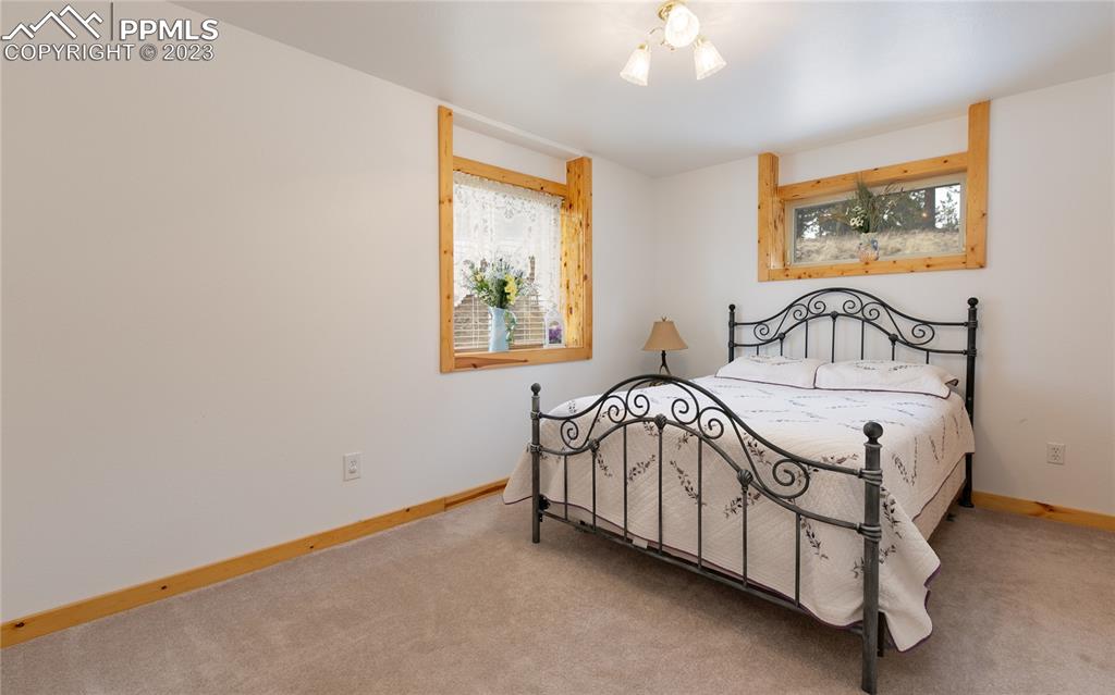 1321 Bristlecone Road Guffey, CO 80820 - Photo 26 of 37 a bedroom with a bed and a window