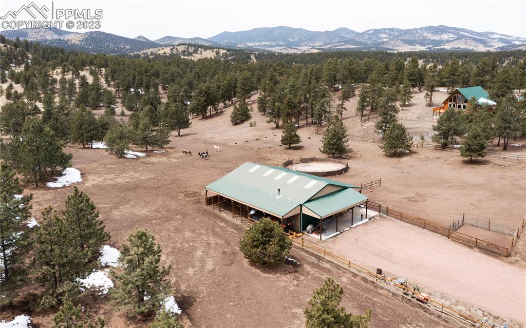 1321 Bristlecone Road Guffey, CO 80820 - Photo 4 of 37 a view of a lake with a mountain