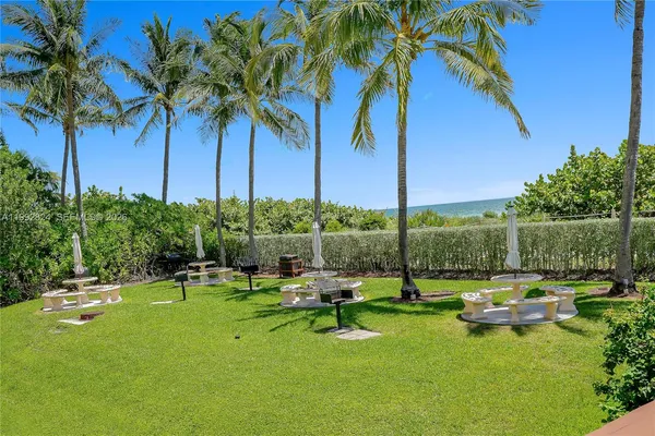 a view of a lake with a house in the background