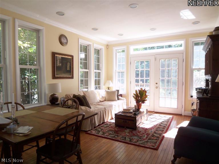 2746 Derbyshire Road Cleveland Heights, OH 44106 - Photo 11 of 24 FAMILY ROOM WITH FRENCH DOORS TO PRIVATE DECK AND BRICK PATIO