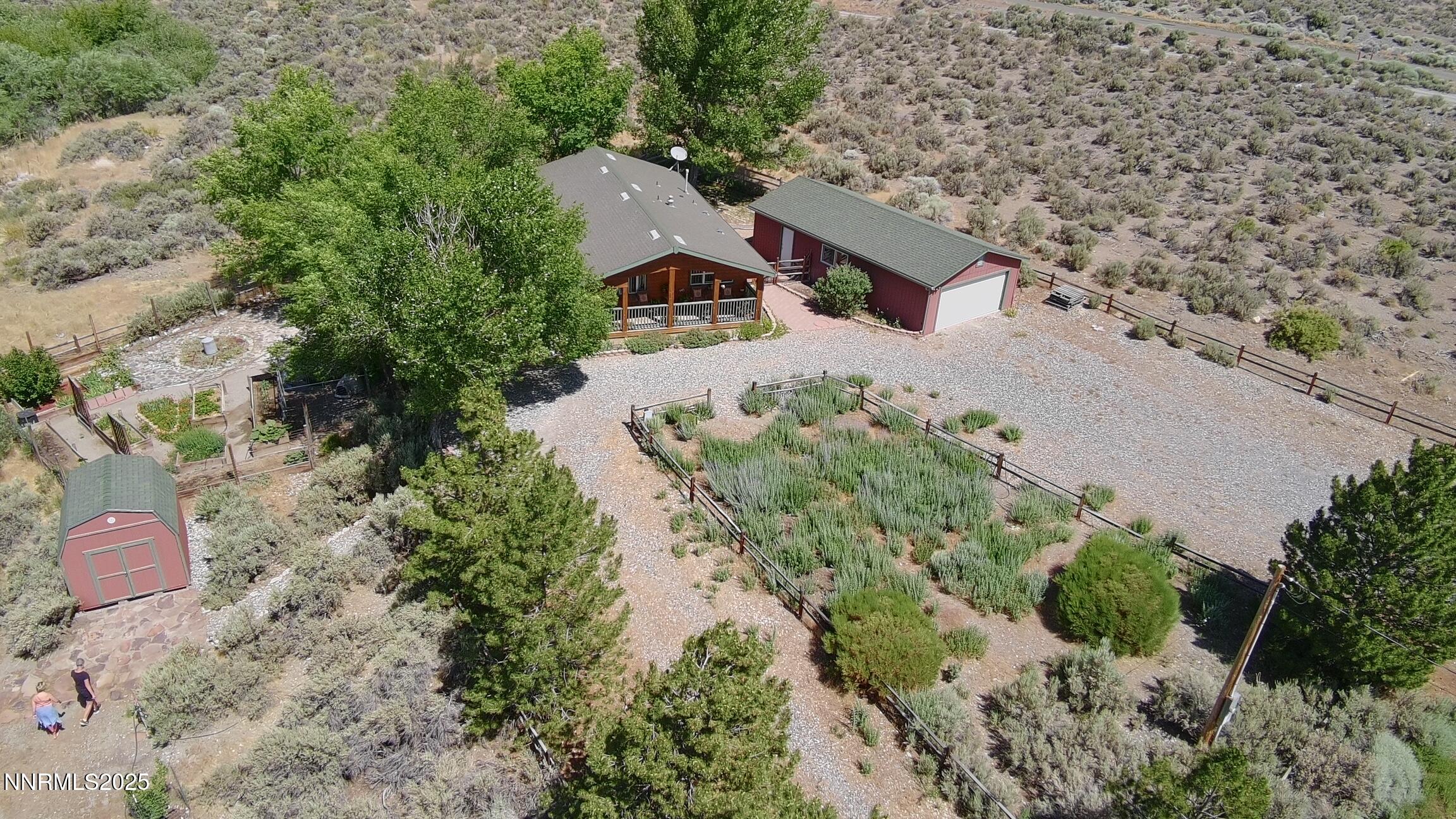 113 Victorine Drive Kingston, NV 89310 - Photo 29 of 44 an aerial view of a house with a yard