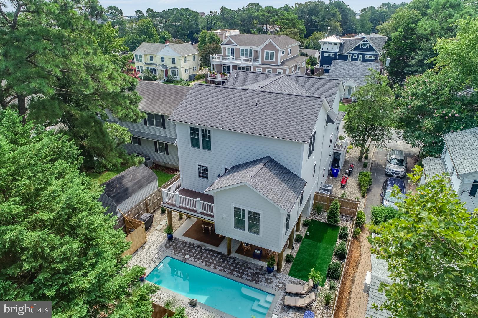 28 Marshall Road Rehoboth Beach, DE 19971 - Photo 36 of 60 an aerial view of a house