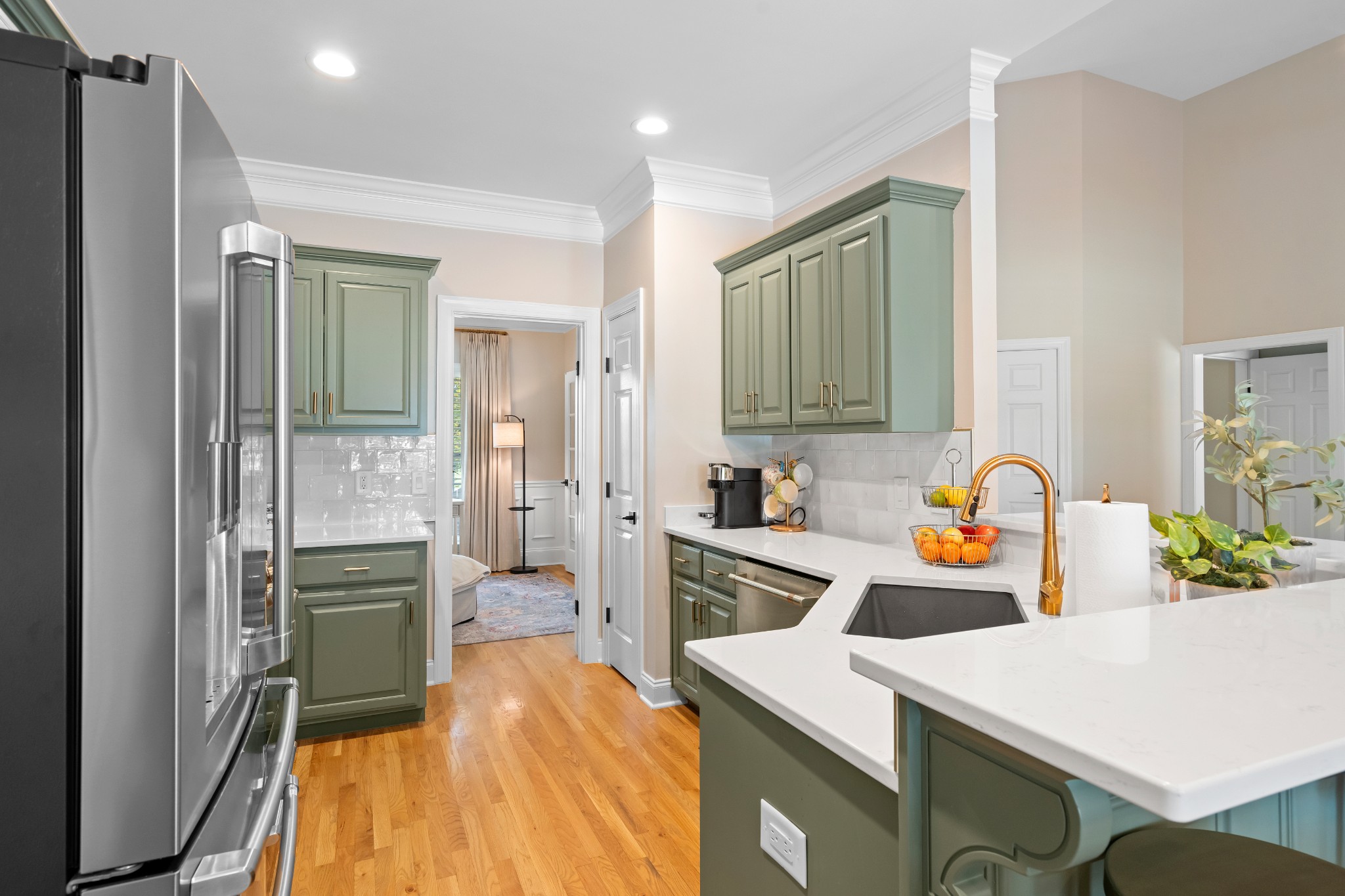 1014 Proud Eagle Eagleville, TN 37060 - Photo 23 of 59 a kitchen with a refrigerator and a stove top oven