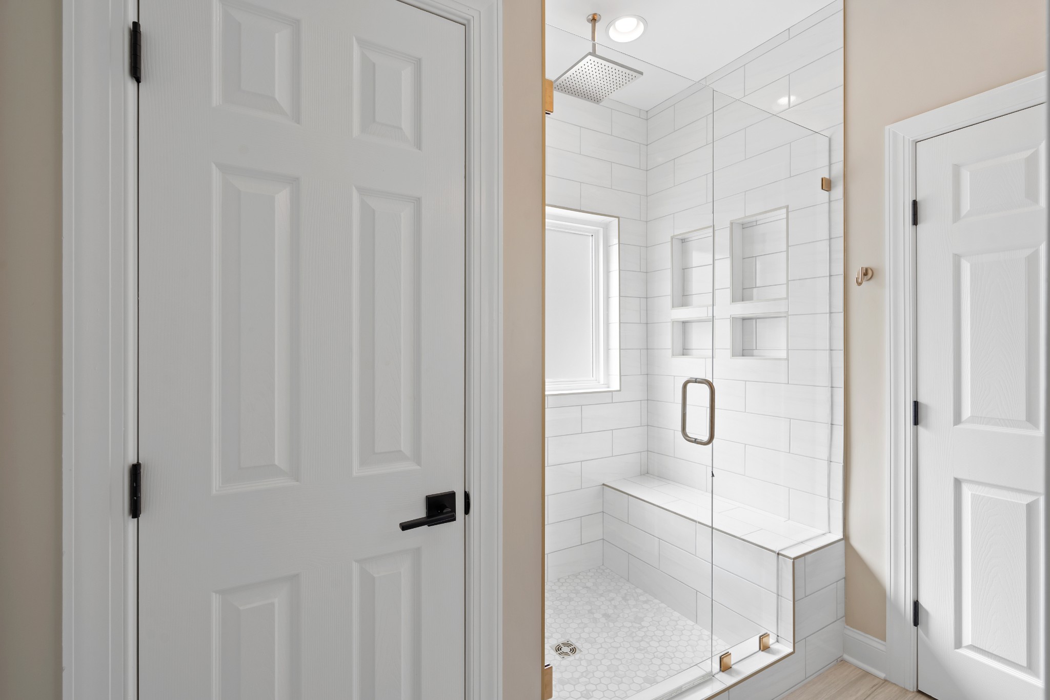 1014 Proud Eagle Eagleville, TN 37060 - Photo 31 of 59 a bathroom with a glass shower door