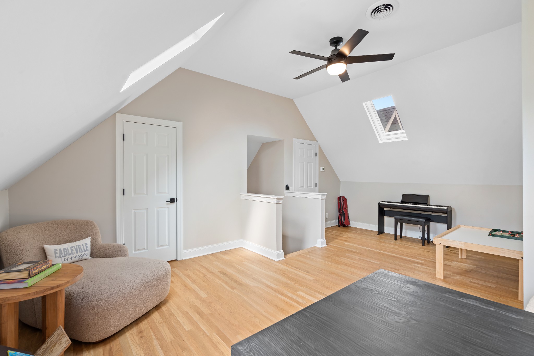 1014 Proud Eagle Eagleville, TN 37060 - Photo 37 of 59 a bed room with a bed and a chandelier