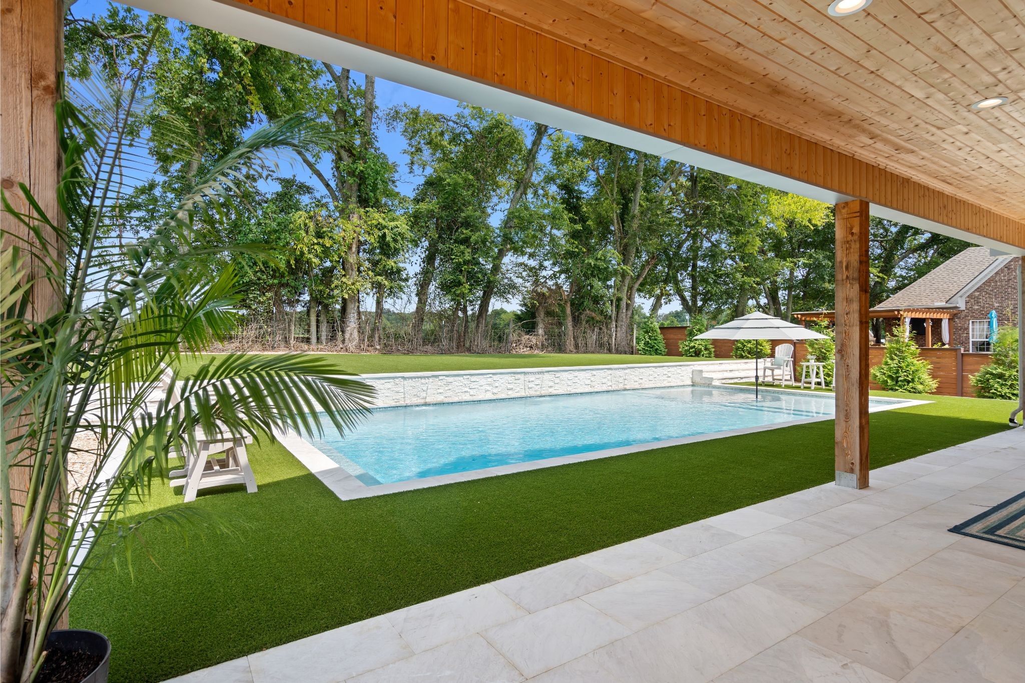 1014 Proud Eagle Eagleville, TN 37060 - Photo 48 of 59 a view of swimming pool with a yard and sitting area