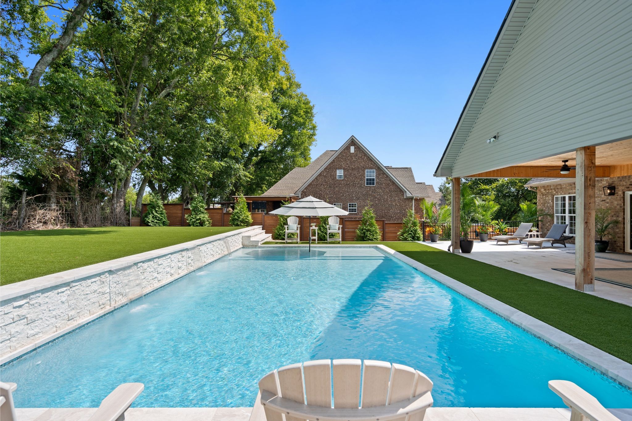 1014 Proud Eagle Eagleville, TN 37060 - Photo 49 of 59 a front view of a house with a garden and yard