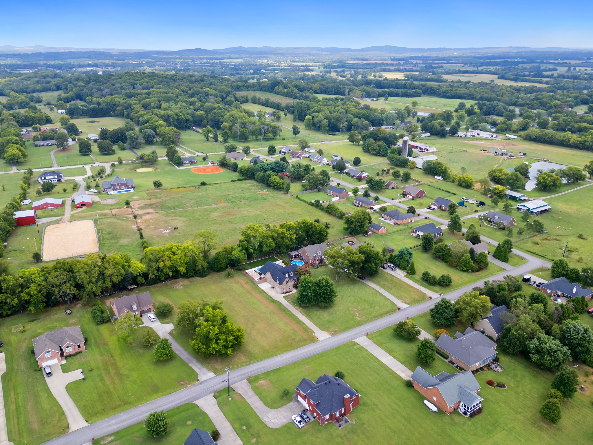 1014 Proud Eagle Eagleville, TN 37060 - Photo 56 of 59 an aerial view of residential houses with outdoor space