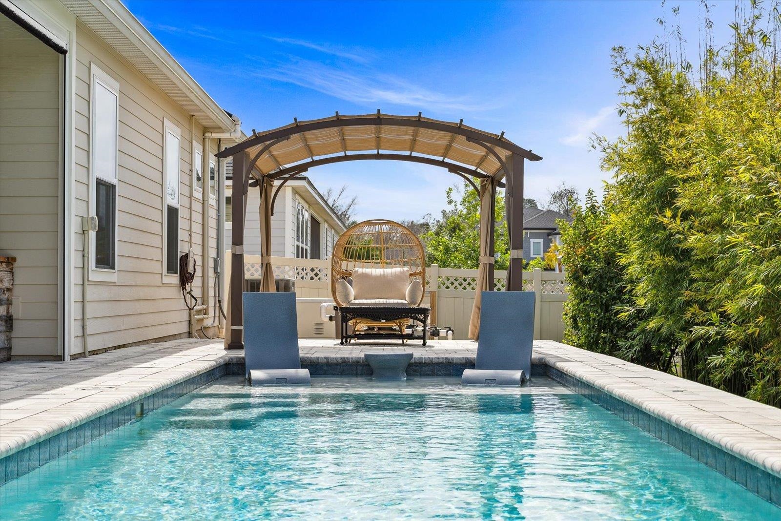 122 Kendall Way Street St. Augustine, FL 32092 - Photo 27 of 40 a front view of a house with a yard