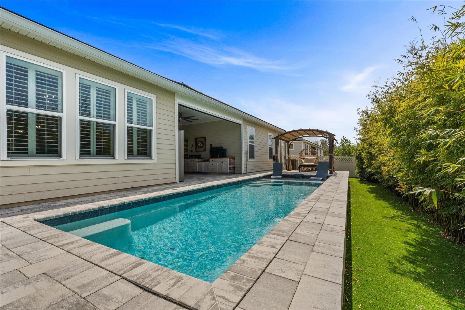 122 Kendall Way Street St. Augustine, FL 32092 - Photo 31 of 40 a front view of a house with a yard