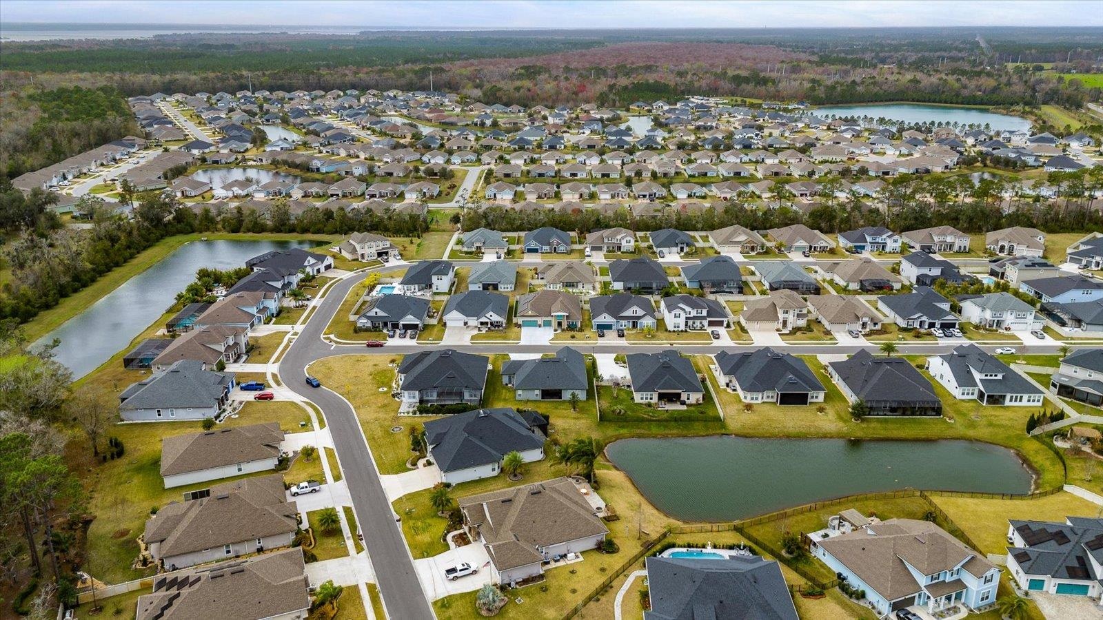 122 Kendall Way Street St. Augustine, FL 32092 - Photo 38 of 40 an aerial view of residential houses with outdoor space