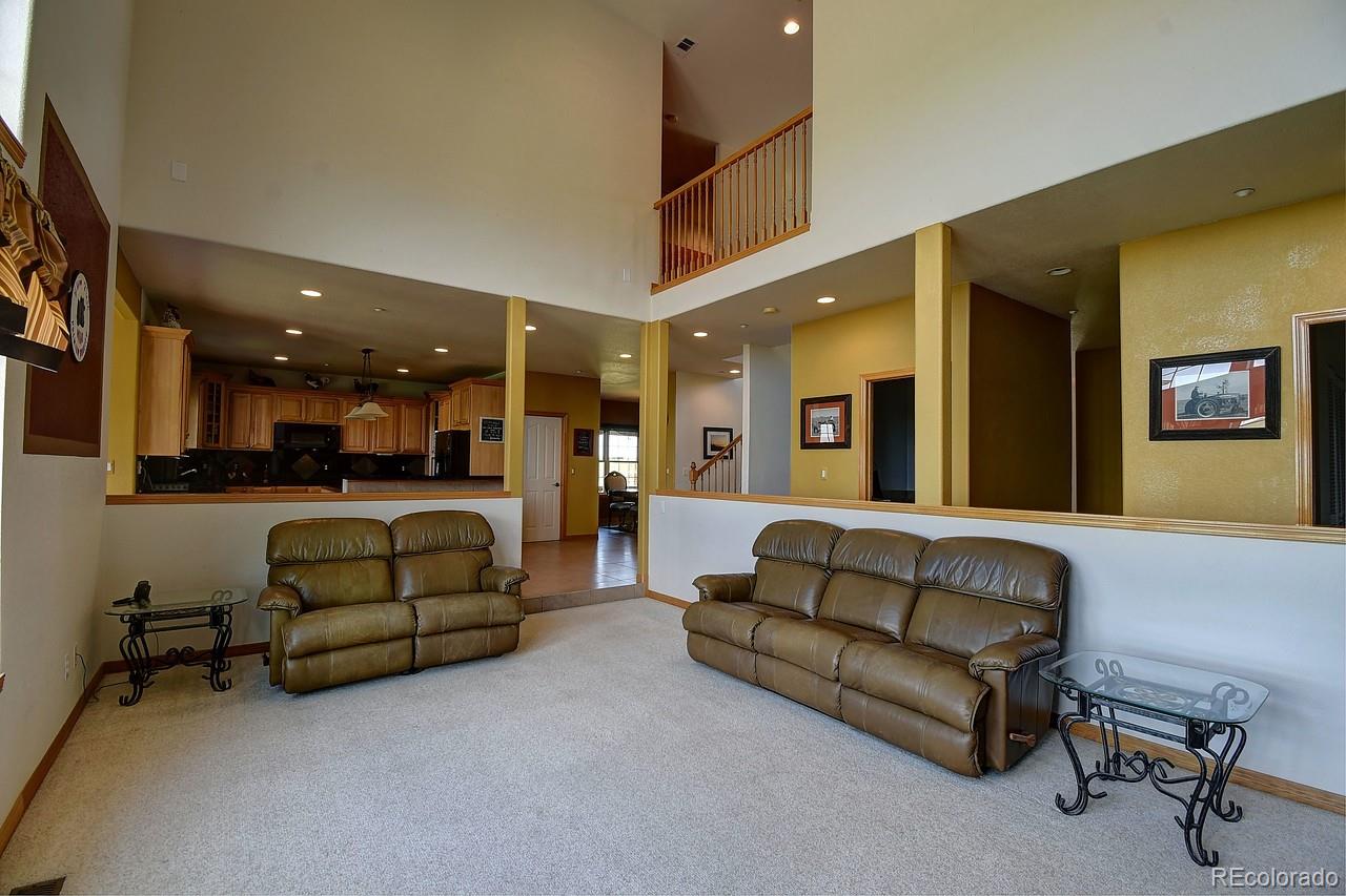 14855 Almstead Street Hudson, CO 80642 - Photo 16 of 39 a living room with furniture and a couch