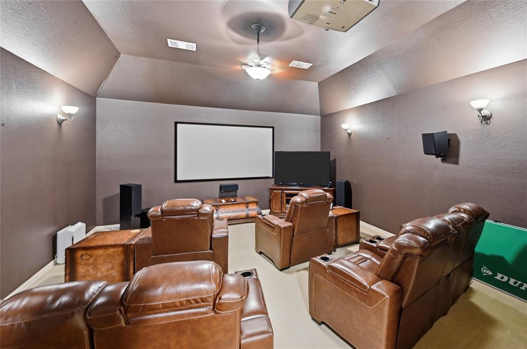 1316 Rio Grande Drive Allen, TX 75013 - Photo 25 of 40 a living room with furniture and a flat screen tv