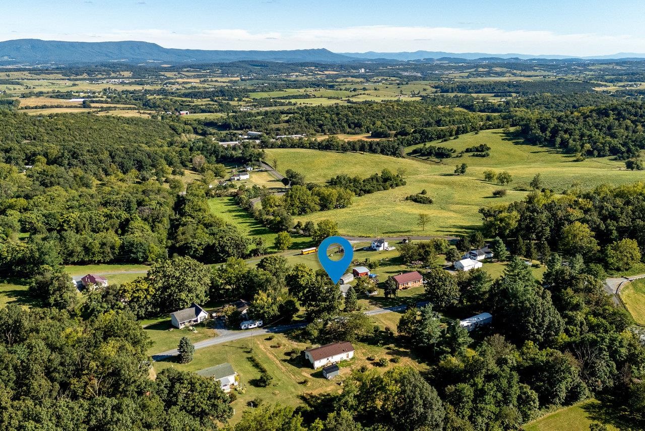 9072 Shultztown Road Linville, VA 22834 - Photo 39 of 51 a view of a city with mountains in the background