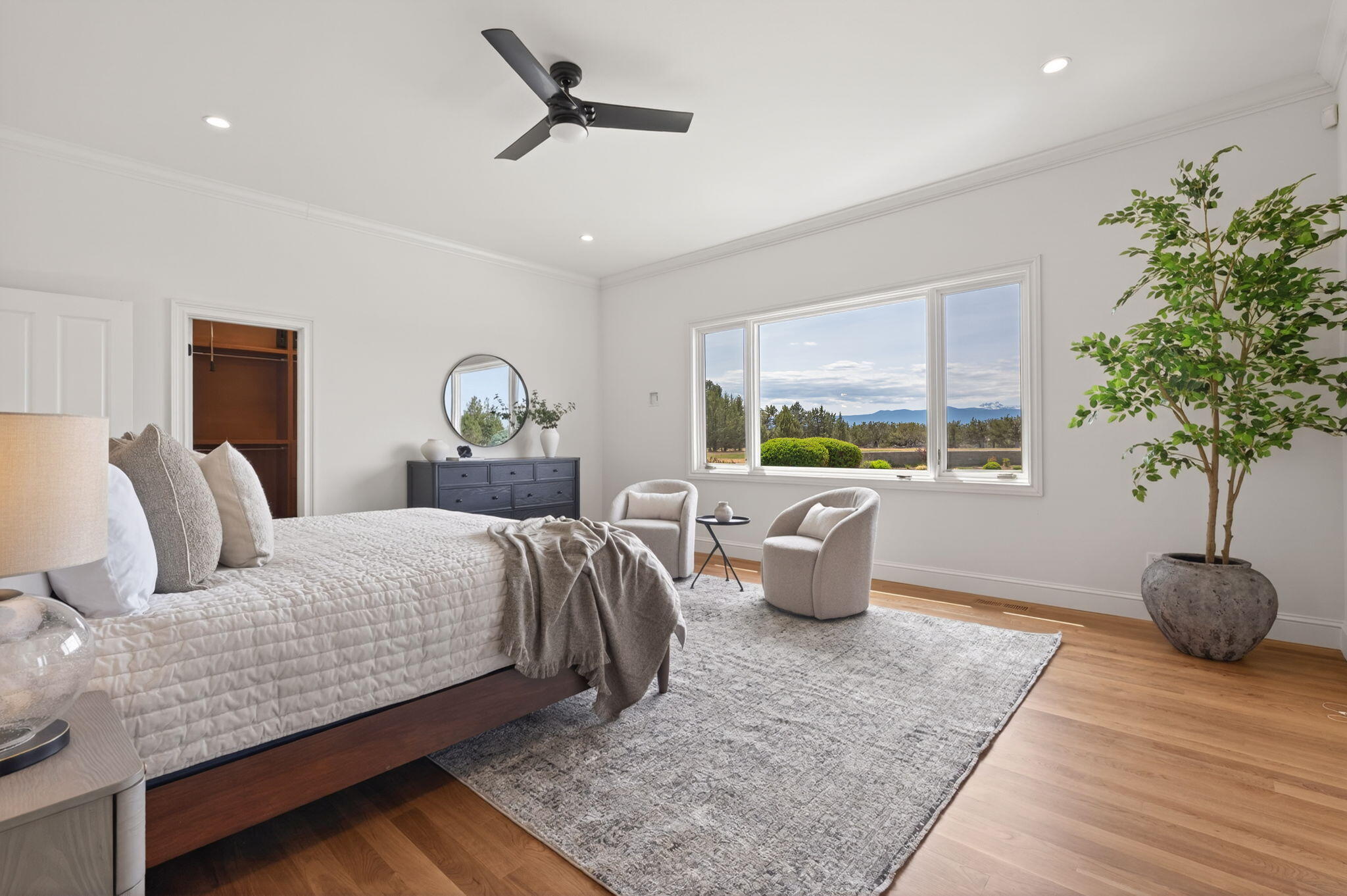 20180 Winston Loop Bend, OR 97703 - Photo 19 of 59 a bedroom with bed and window