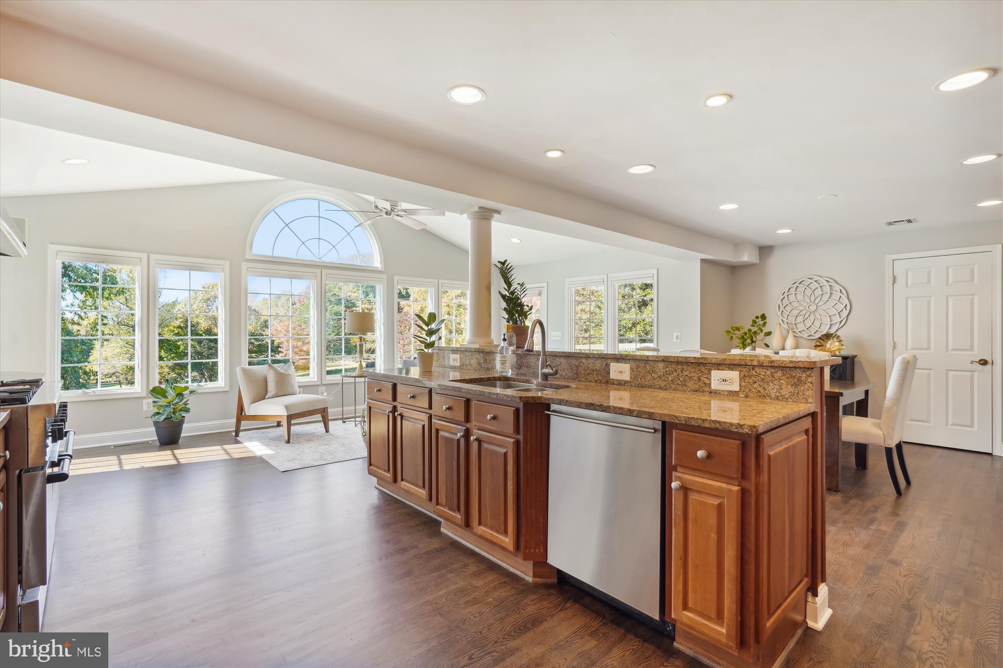 646 Seneca Road Great Falls, VA 22066 - Photo 4 of 52 Gourmet kitchen with a view.