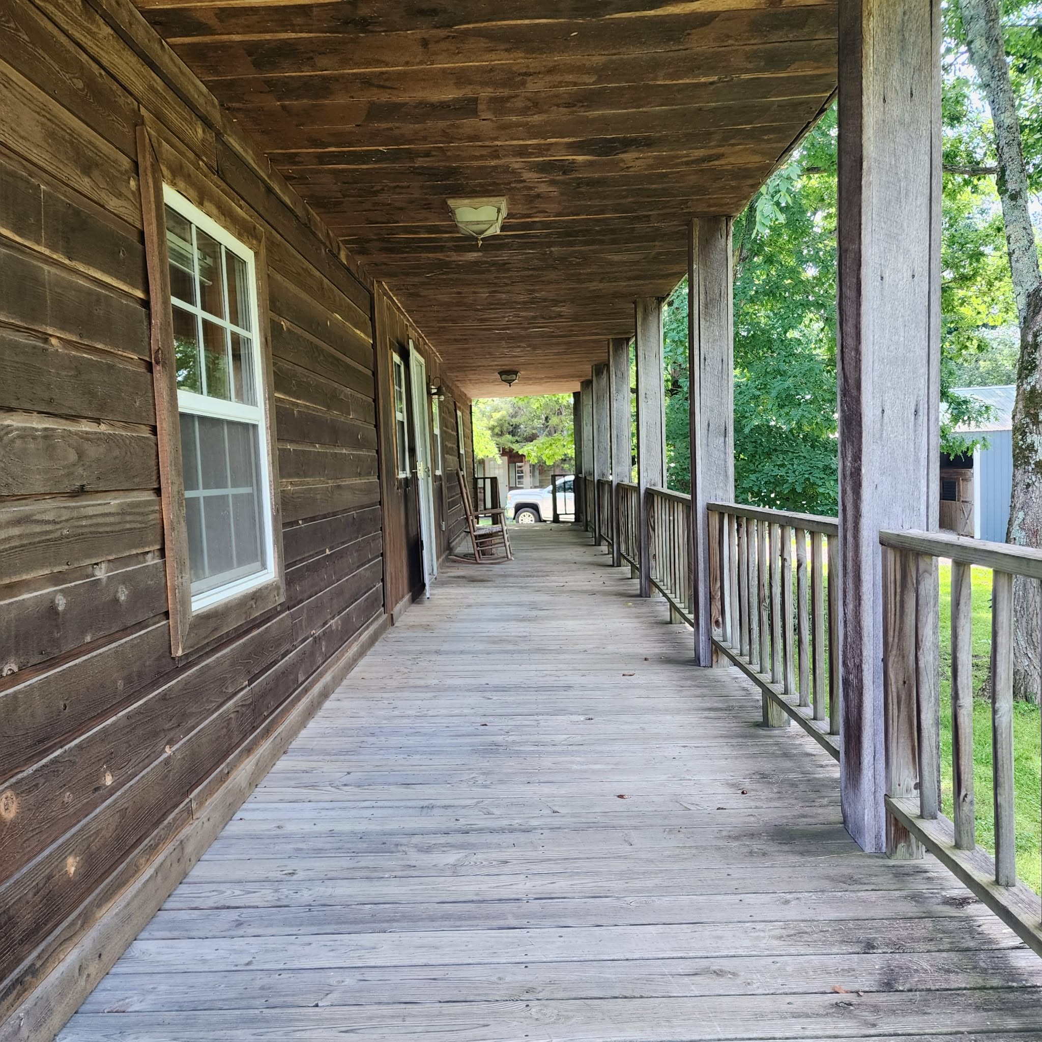 145 Mrs Gower Road Lawrenceburg, TN 38464 - Photo 4 of 26 a view of a porch with wooden floor