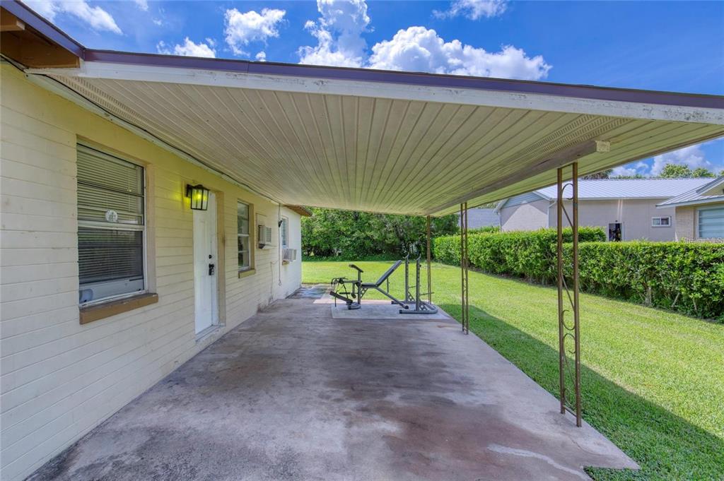 815 8th Street Daytona Beach, FL 32117 - Photo 5 of 50 a view of a backyard with a garden and plants