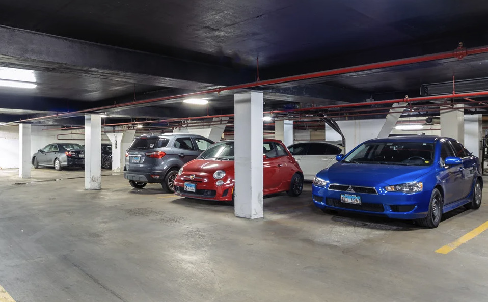 5600 North Sheridan Road, Unit 4A Chicago, IL 60660 - Photo 14 of 14 a car parked in a garage